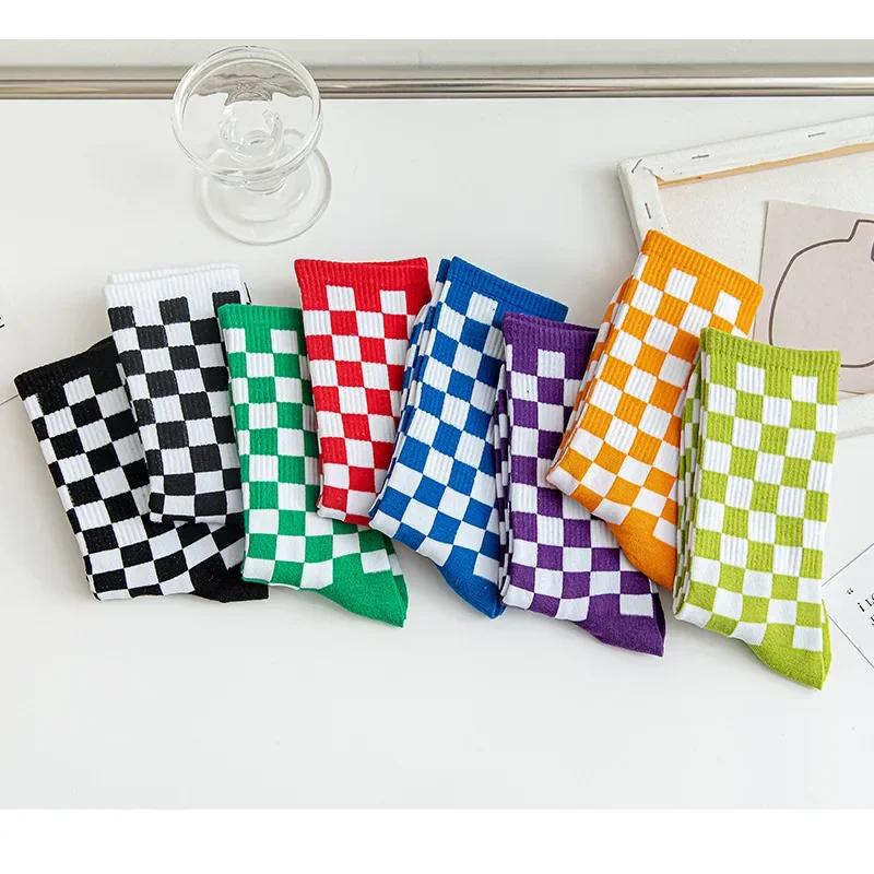 Unisex Socks Funky Harajuku Trend Women Checkerboard Socks Geometric Checkered Sock Men Hip Hop Cotton Streetwear Novelty Soks One Size
Unisex Socks Funky Harajuku Trend Women Checkerboard Socks Geometric Checkered Sock Men Hip Hop Cotton Streetwear Novelty Soks One Size