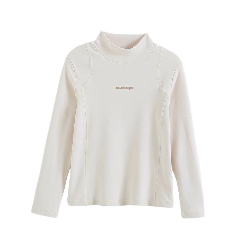Sangluo Girls Thickened Long Sleeve Turtleneck Base Layer Top for Autumn and Winter 150 cm світло-бежевого кольору
Sangluo Girls Thickened Long Sleeve Turtleneck Base Layer Top for Autumn and Winter 150 cm світло-бежевого кольору