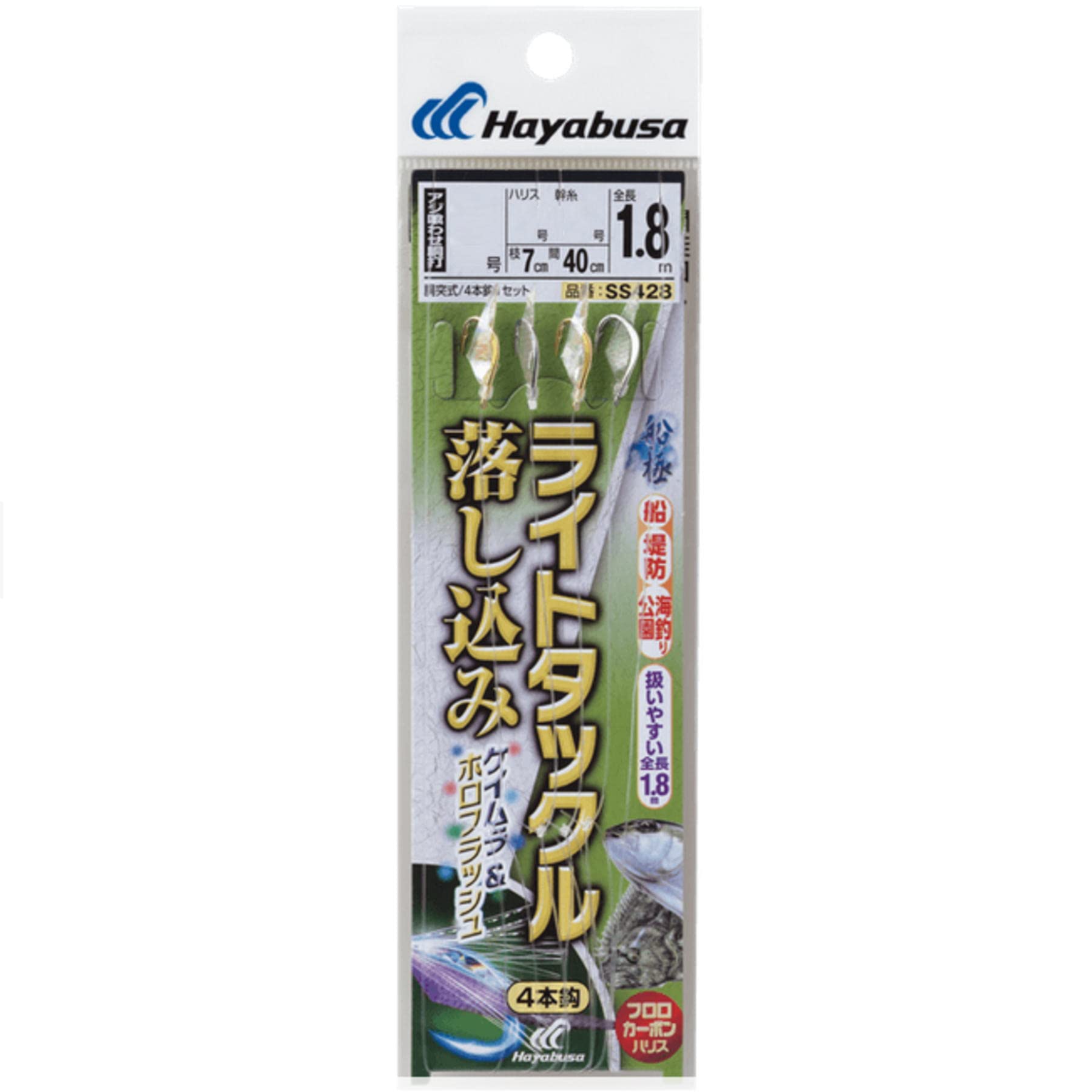 Hayabusa Funagoku Kamiase Sabiki Light Tackle Drop Keimura Holoflash 4 предмета SS428 и 7-8-8
Hayabusa Funagoku Kamiase Sabiki Light Tackle Drop Keimura Holoflash 4 предмета SS428 и 7-8-8