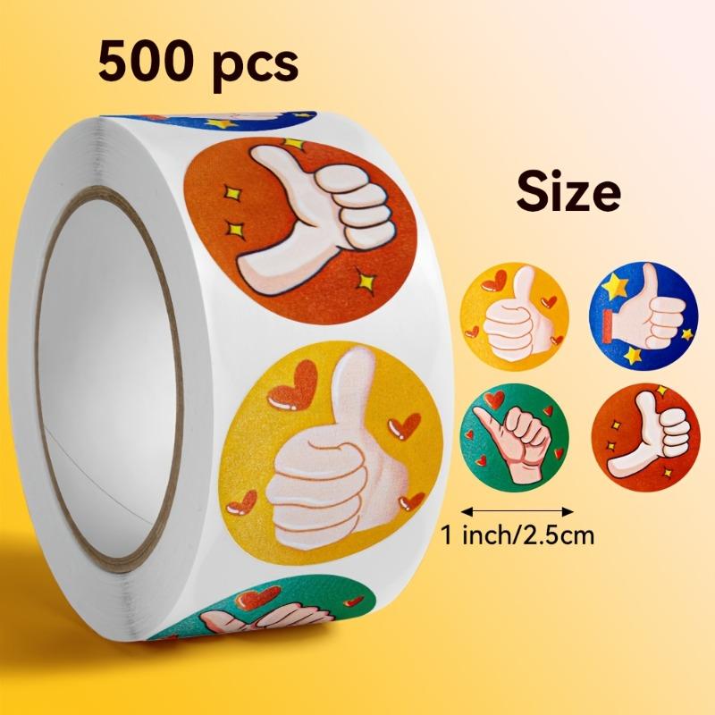500pcs Thumb Stickers Cartoon Encouragement Rewards Like Praise Decals Gift Decorative Paper Scrapbooking Crafts Party Favors 2.5cm
500pcs Thumb Stickers Cartoon Encouragement Rewards Like Praise Decals Gift Decorative Paper Scrapbooking Crafts Party Favors 2.5cm