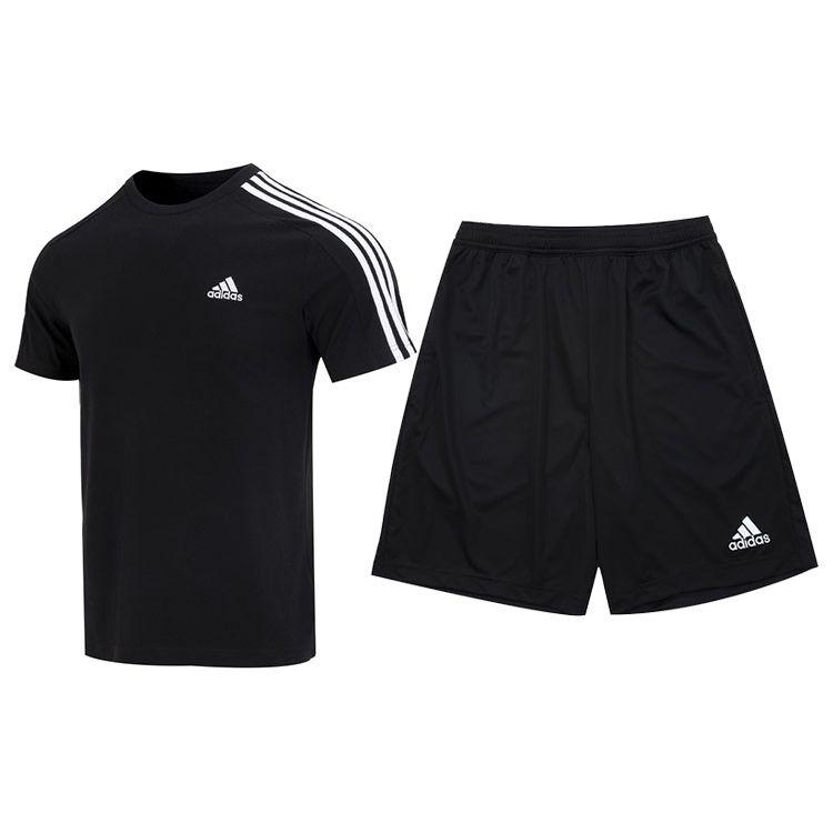 Мужской комплект из полосатой футболки с круглым вырезом и коротким рукавом Adidas, черный IC9334+HB0575 S
Мужской комплект из полосатой футболки с круглым вырезом и коротким рукавом Adidas, черный IC9334+HB0575 S