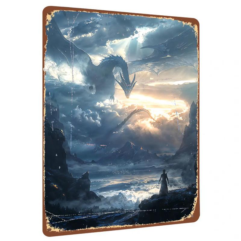 Epic Dragon Cloud Sea Sunrise Metal Iron Painting Home Decor Living Room Study Bedroom Wall Art Mural Hanging Painting 20x30cm(7.8x11.8inch)
Epic Dragon Cloud Sea Sunrise Metal Iron Painting Home Decor Living Room Study Bedroom Wall Art Mural Hanging Painting 20x30cm(7.8x11.8inch)