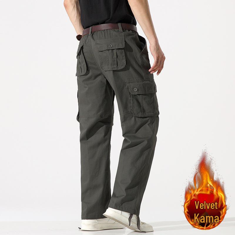 Чоловічі камуфляжні штани з флісовою підкладкою та багатьма кишенями - Потовщений повсякденний одяг для осені та зими 3XL
Чоловічі камуфляжні штани з флісовою підкладкою та багатьма кишенями - Потовщений повсякденний одяг для осені та зими 3XL