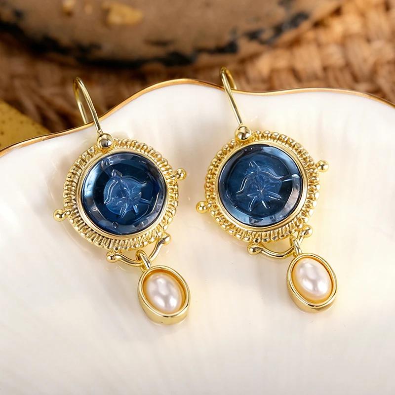 Huitan Vintage Noble Drop Earrings with Imitation Pearl Charming Holidays Zircon for Women Delicate Stylish Ear Accessories Hot
Huitan Vintage Noble Drop Earrings with Imitation Pearl Charming Holidays Zircon for Women Delicate Stylish Ear Accessories Hot