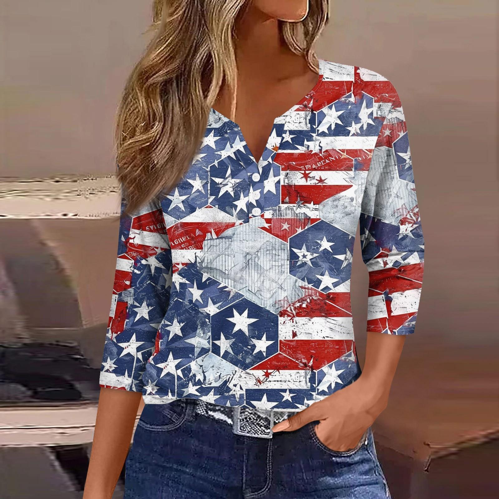 Женская футболка с короткими рукавами и принтом «День независимости» XXL
Женская футболка с короткими рукавами и принтом «День независимости» XXL