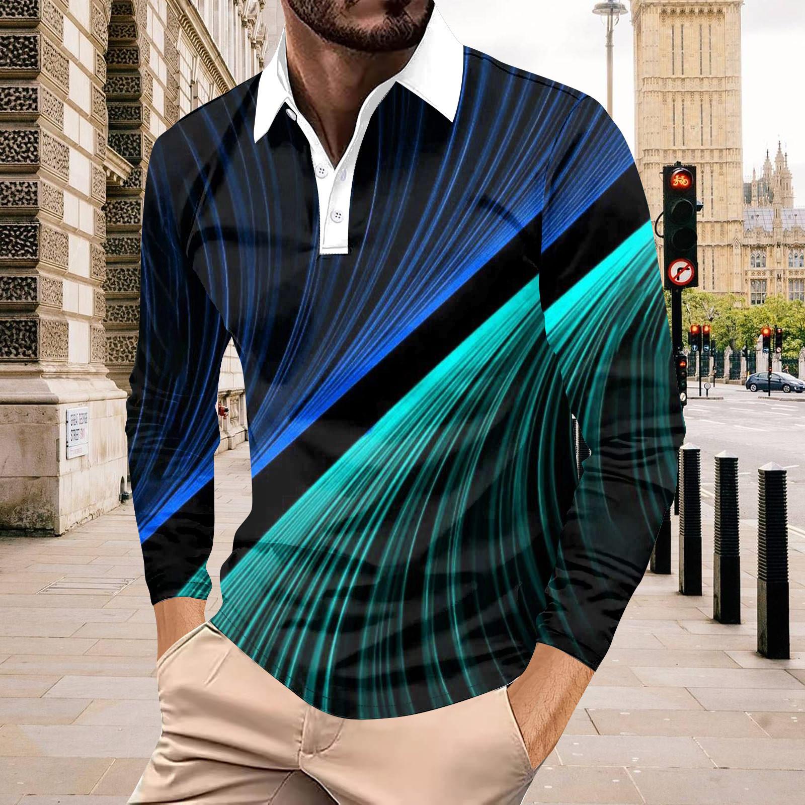 Чоловіча сорочка для гольфу, повсякденна, спортивна, з V-подібним вирізом, ребристим коміром, довгим рукавом, модна повсякденна одноколірна однотонна весна та літо, звичайного крою XXL зелений
Чоловіча сорочка для гольфу, повсякденна, спортивна, з V-подібним вирізом, ребристим коміром, довгим рукавом, модна повсякденна одноколірна однотонна весна та літо, звичайного крою XXL зелений