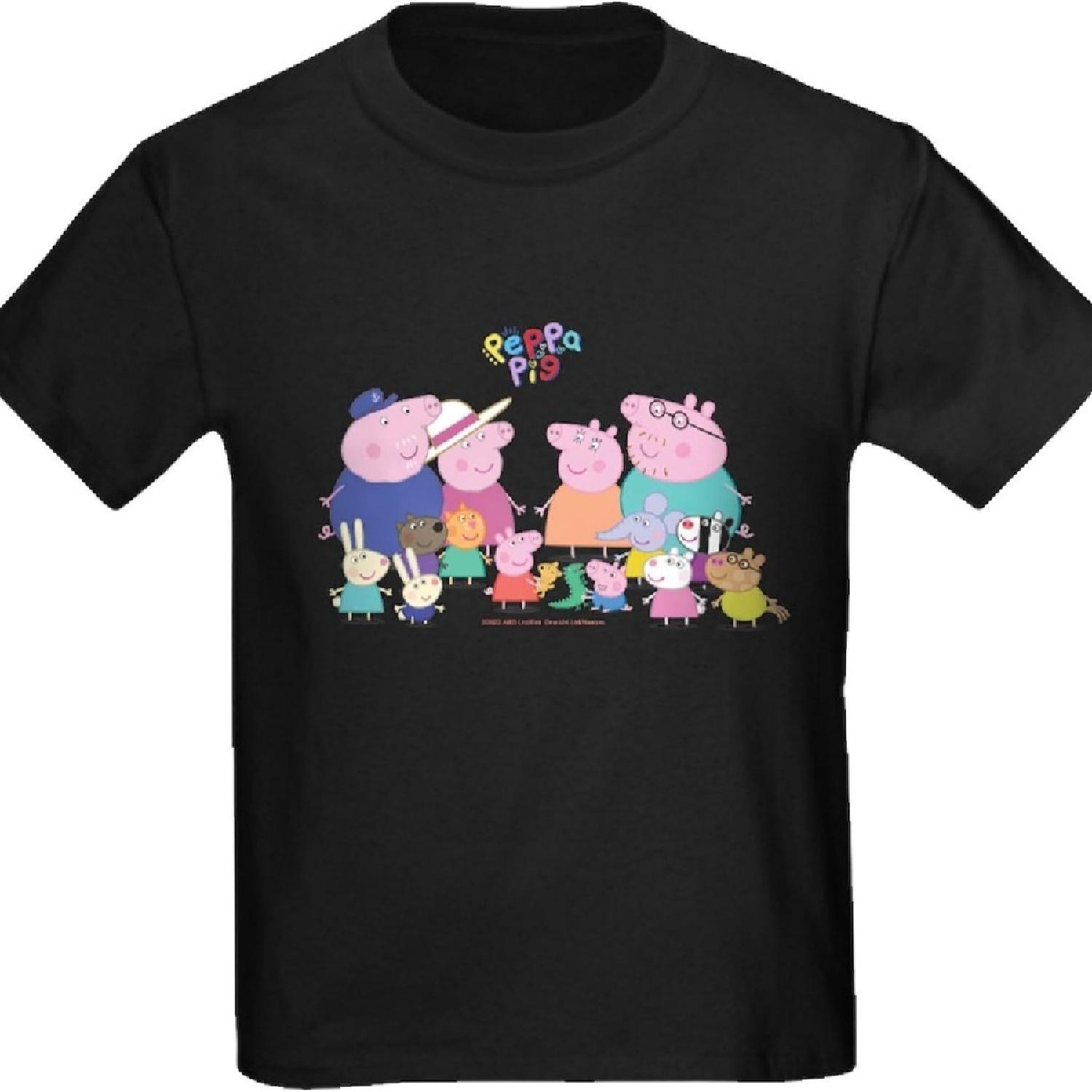 CafePress Peppa Pig Friends and Family T Shirt Kids Dark Cotton T-Shirt S
CafePress Peppa Pig Friends and Family T Shirt Kids Dark Cotton T-Shirt S