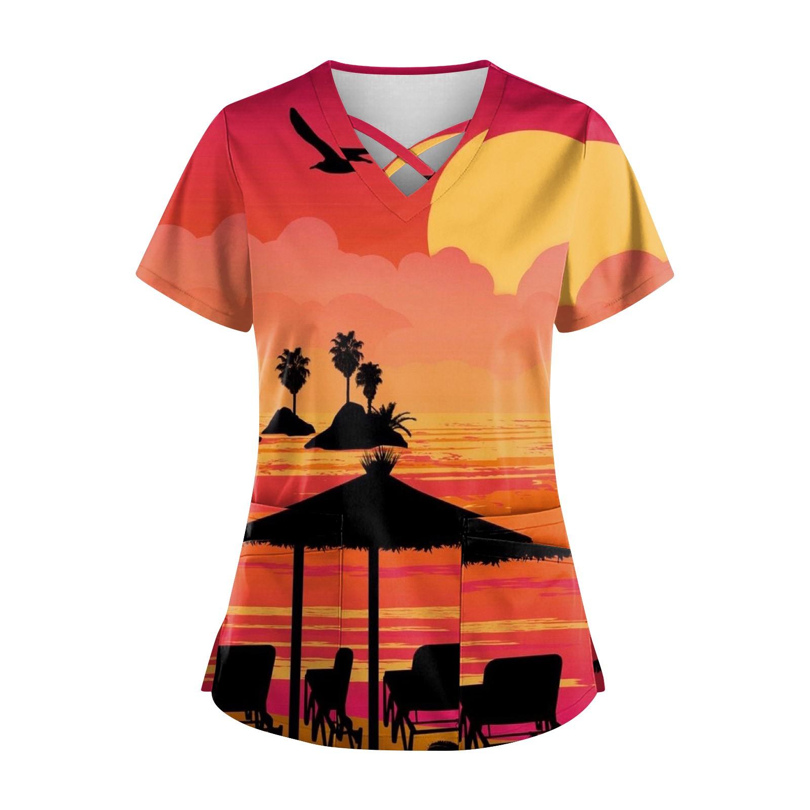 Жіноча робоча уніформа з гавайським принтом, кишенькова захисна уніформа з V-подібним вирізом XXL червоний
Жіноча робоча уніформа з гавайським принтом, кишенькова захисна уніформа з V-подібним вирізом XXL червоний