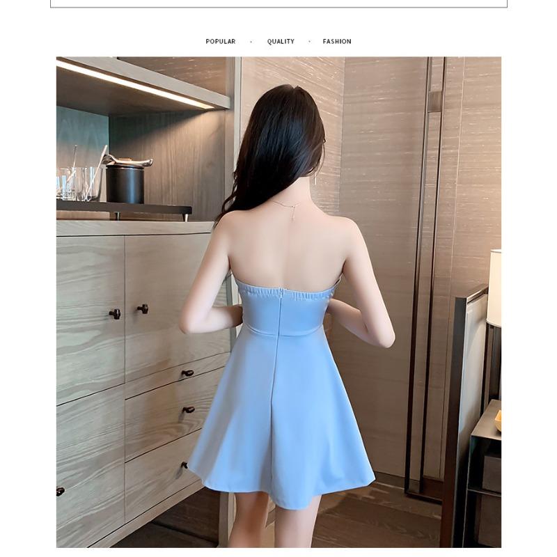 Live streaming host new evening dress birthday party banquet party short chest wrap dress dress bridesmaid dress XL небо синє кольору
Live streaming host new evening dress birthday party banquet party short chest wrap dress dress bridesmaid dress XL небо синє кольору