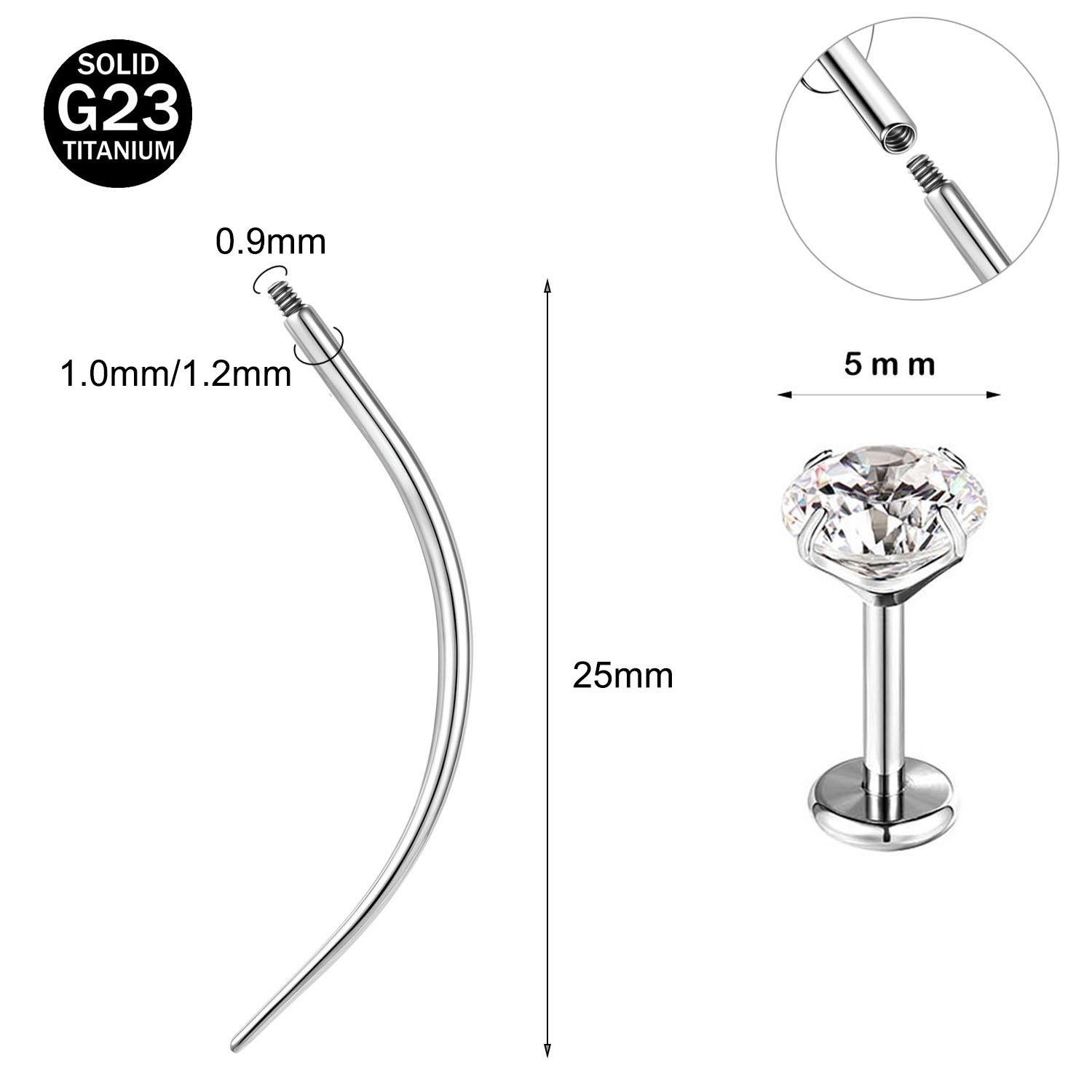 ZS 2 шт./лот 16G/18G Кристальный пирсинг лабрета для губы G23 Титановые штанги для губы Серьга для хряща Игла-проводник Пирсинг Дейт Хеликс (18G)1.0X6mm
ZS 2 шт./лот 16G/18G Кристальный пирсинг лабрета для губы G23 Титановые штанги для губы Серьга для хряща Игла-проводник Пирсинг Дейт Хеликс (18G)1.0X6mm
