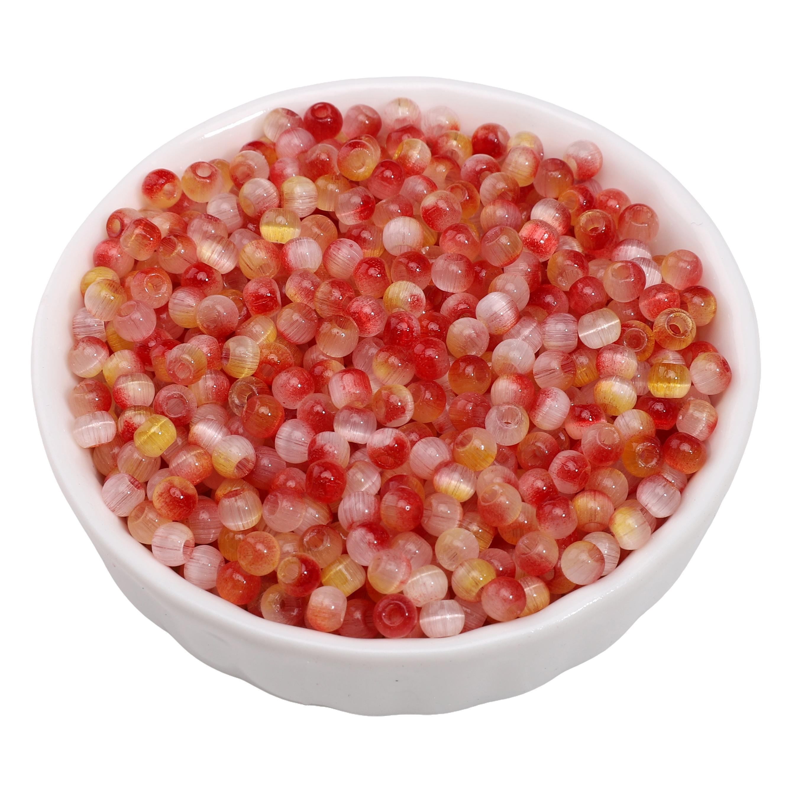 150 шт. Отечественные высококачественные стеклянные бусины-бисер, разделительные бусины для изготовления ювелирных изделий, аксессуары 4mm 150pcs жёлтый/красный
150 шт. Отечественные высококачественные стеклянные бусины-бисер, разделительные бусины для изготовления ювелирных изделий, аксессуары 4mm 150pcs жёлтый/красный