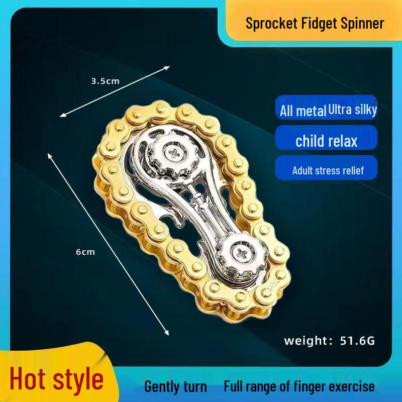 Взрослый механический декомпрессионный гироскоп: Игрушка маховик с цепным вращением
Взрослый механический декомпрессионный гироскоп: Игрушка маховик с цепным вращением