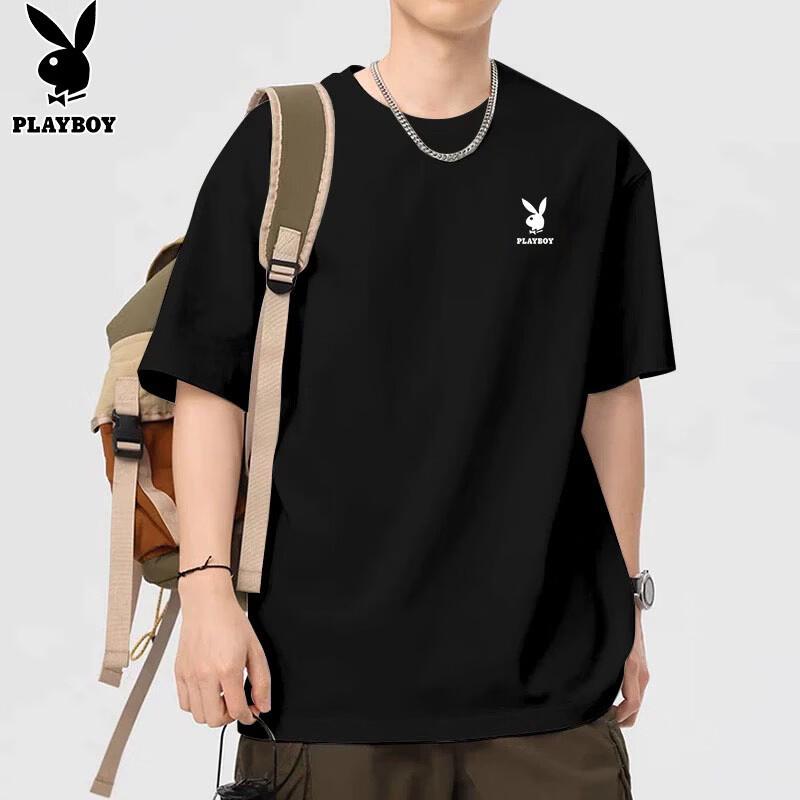 PLAYBOY Men s Pure Cotton Short Sleeve T-Shirt
PLAYBOY Men s Pure Cotton Short Sleeve T-Shirt