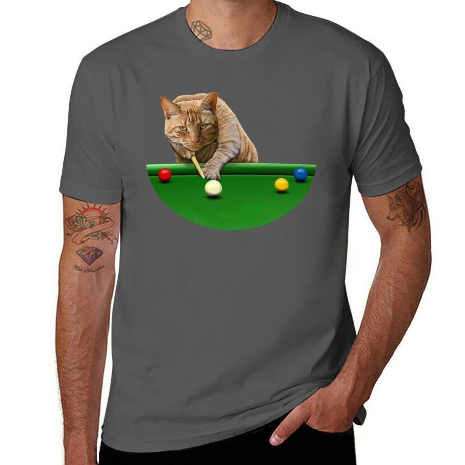 SNOOKER CAT T-Shirt t shirts for man cotton funny t shirts for man graphic funny T-Shirt 4XL
SNOOKER CAT T-Shirt t shirts for man cotton funny t shirts for man graphic funny T-Shirt 4XL