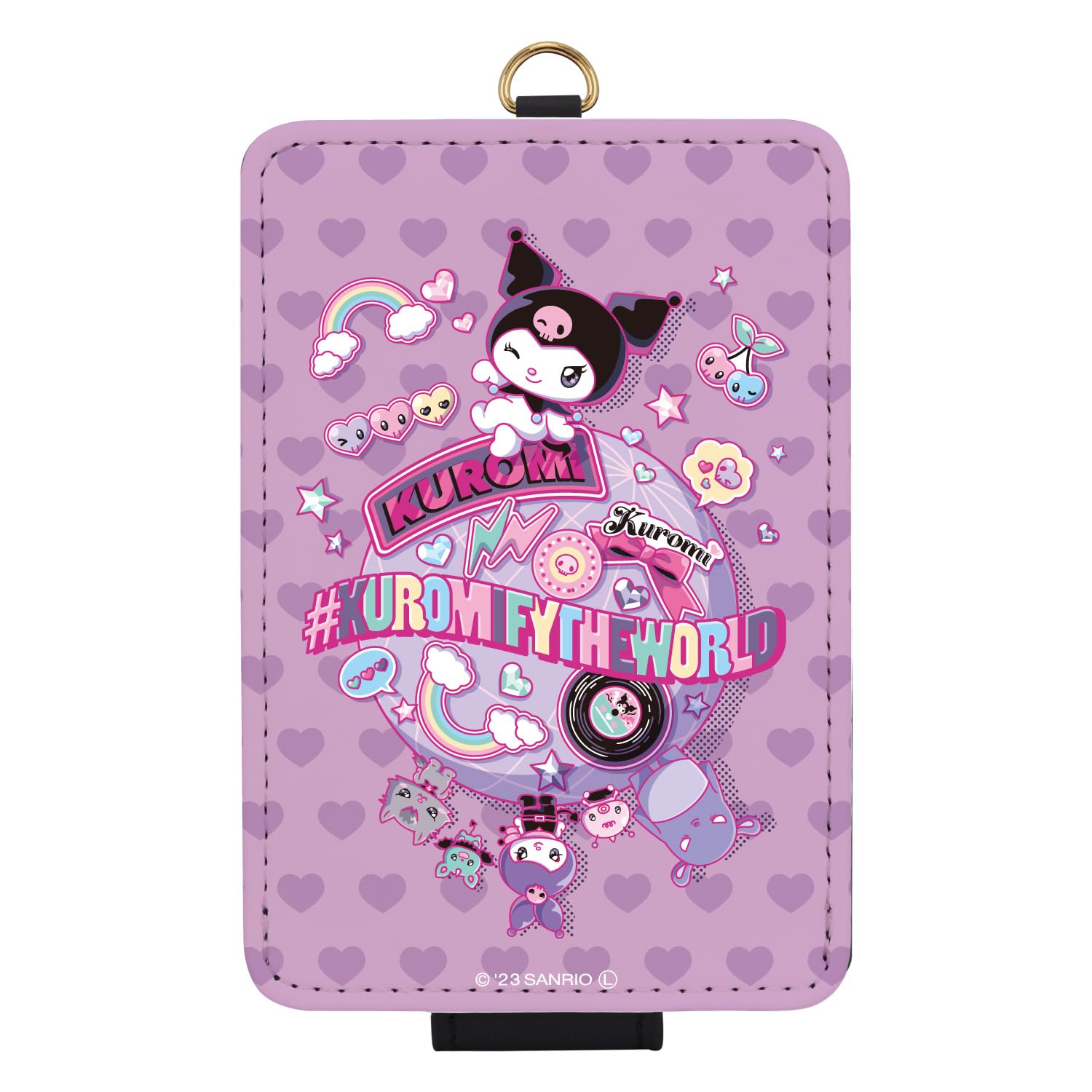 Gourmandies Kuromi Wonder Journey IC Card Case Kuromi SANG-348A 
Gourmandies Kuromi Wonder Journey IC Card Case Kuromi SANG-348A