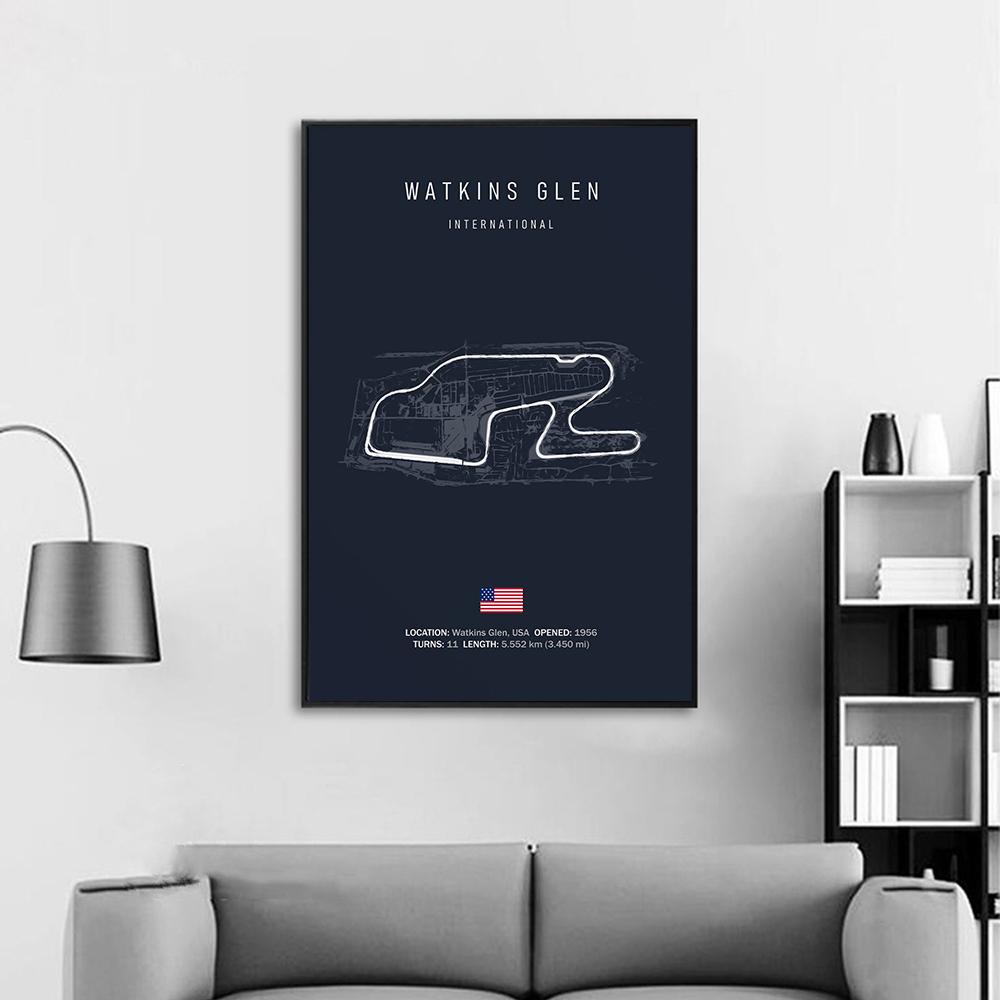 F1 Imola Monaco Track Circuit Canvas Painting Formula F1 Wall Art Nordic Poster Aesthetic Motorsport Race Picture for Home Decor 20x30cm no frame
F1 Imola Monaco Track Circuit Canvas Painting Formula F1 Wall Art Nordic Poster Aesthetic Motorsport Race Picture for Home Decor 20x30cm no frame