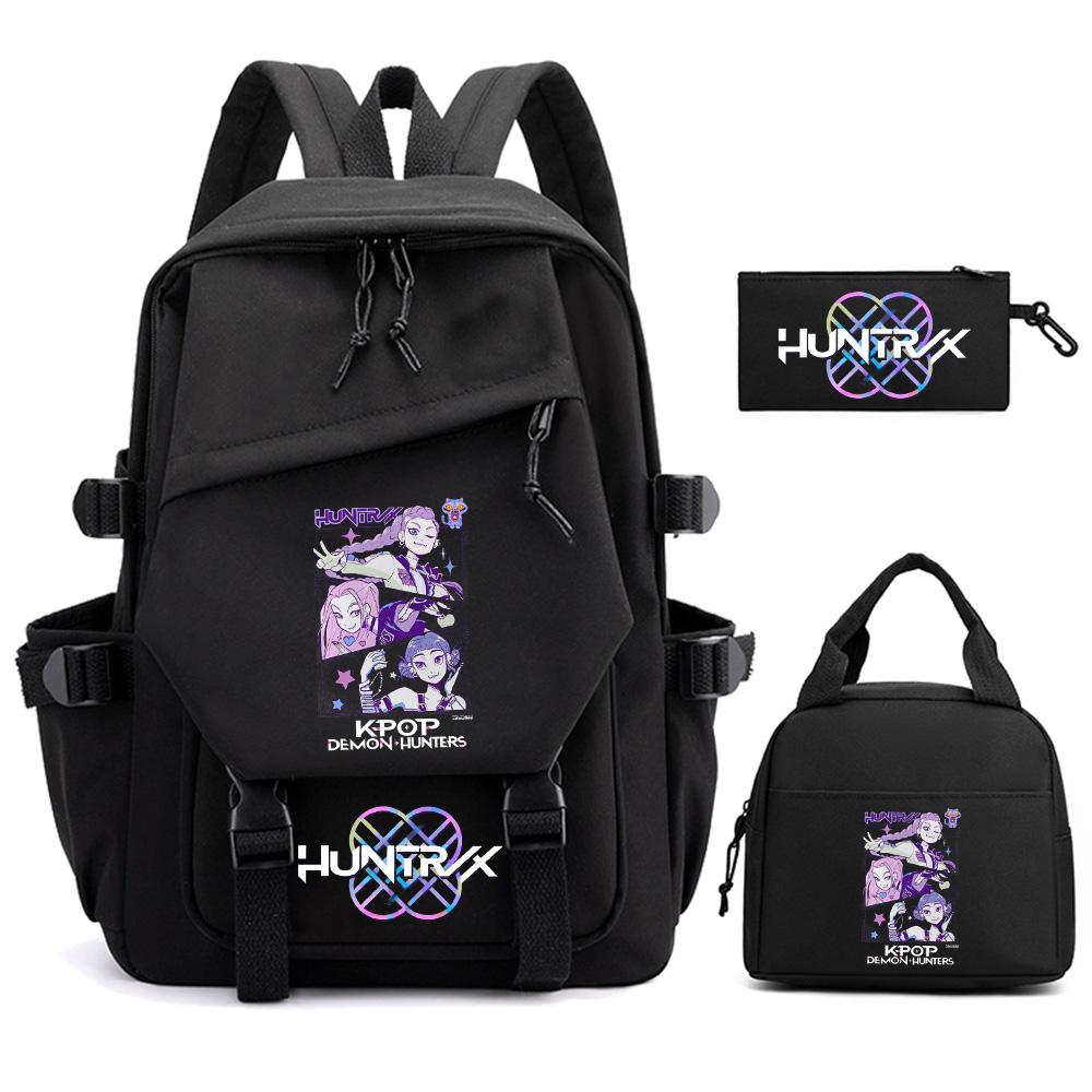 3Pcs/set Cartoon Kpop Demon Hunters Printed Backpack for Teenger Children Student Large Capacity Schoolbag Girl Gift Women Travel Bag Mochila
3Pcs/set Cartoon Kpop Demon Hunters Printed Backpack for Teenger Children Student Large Capacity Schoolbag Girl Gift Women Travel Bag Mochila