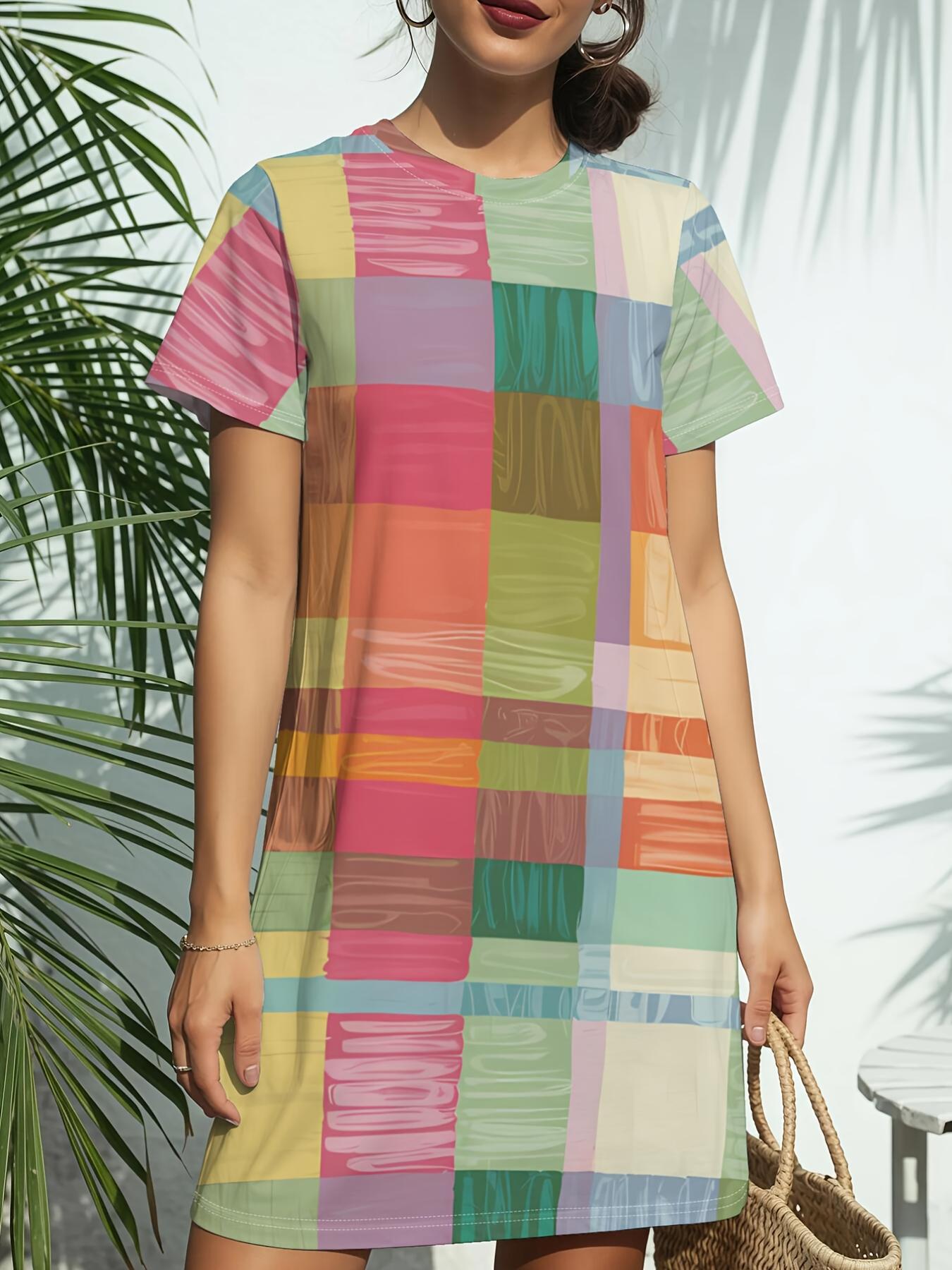The New Women S Round Neck Short-Sleeve T-Shirt from Bright Plaid Features American Fashion Trends with Digital Prints. Perfect for Spring And Summer 8XL дубильная кора
The New Women S Round Neck Short-Sleeve T-Shirt from Bright Plaid Features American Fashion Trends with Digital Prints. Perfect for Spring And Summer 8XL дубильная кора
