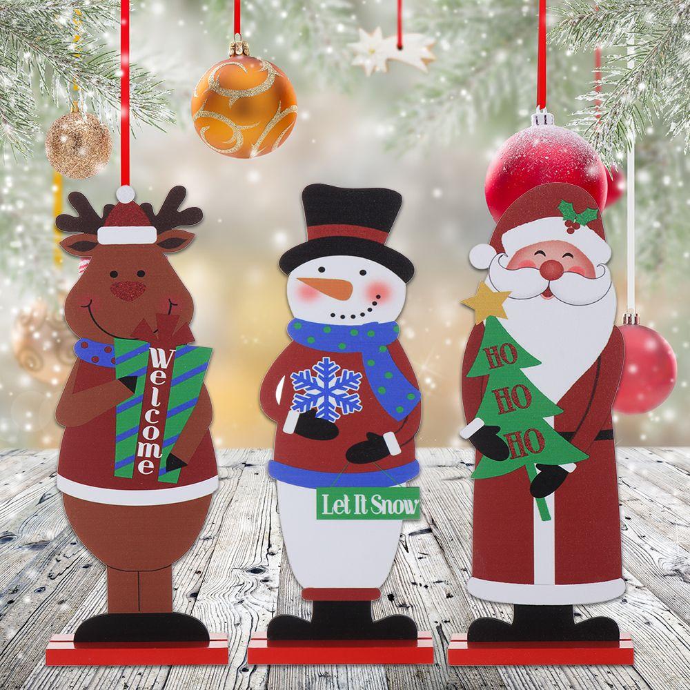 Event & Party Santa Claus Snowman Table Decoration Xmas Decor Christmas Ornaments Wooden Pendants
Event & Party Santa Claus Snowman Table Decoration Xmas Decor Christmas Ornaments Wooden Pendants