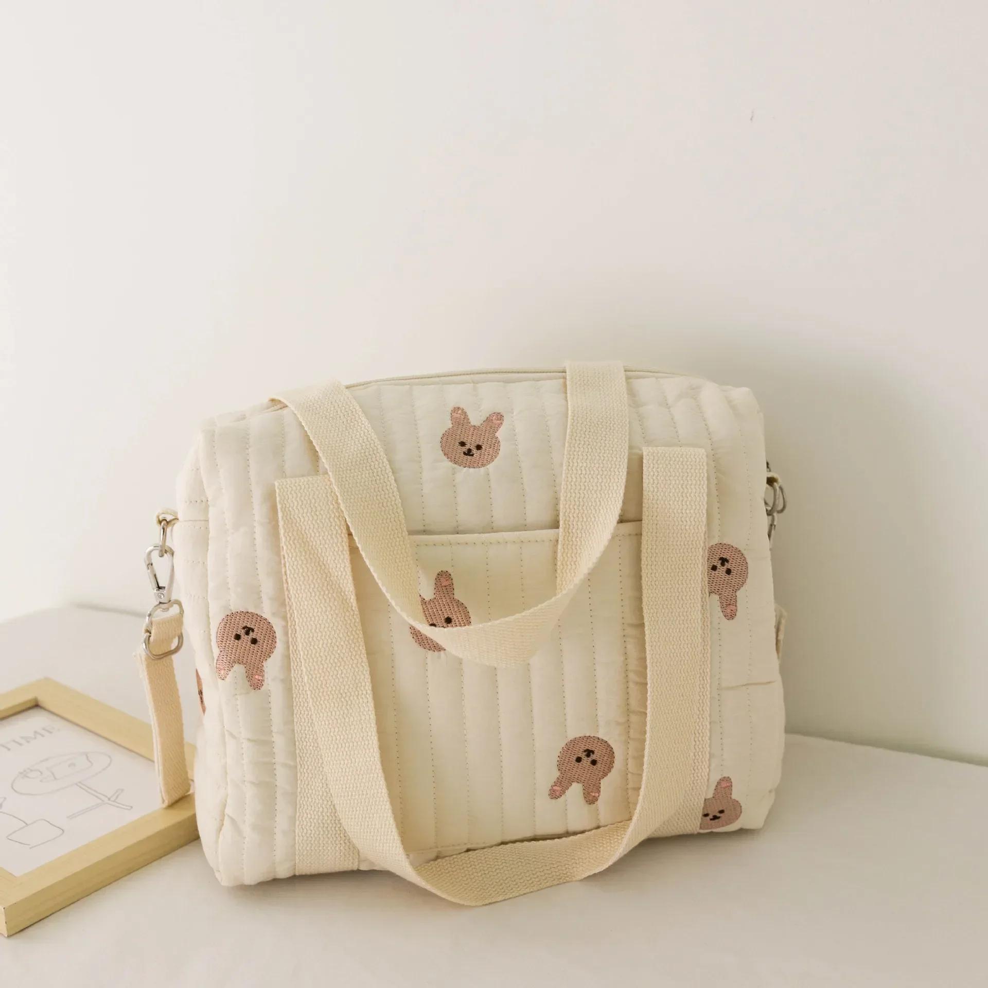 Cute Bear Baby Stroller Nappy Bag Korea Embroidery Flower Mommy Bag Soft Maternity Portable Shoulder Pack Baby Diaper Organizer
Cute Bear Baby Stroller Nappy Bag Korea Embroidery Flower Mommy Bag Soft Maternity Portable Shoulder Pack Baby Diaper Organizer