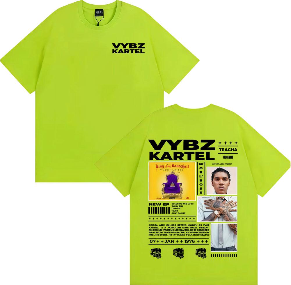 Rapper Vybz Kartel Album Tour 2025 Merch T Shirts Men Women Vintage Hip Hop High Street Tshirts Summer Tops 100 Cotton Tshirt 4XL
Rapper Vybz Kartel Album Tour 2025 Merch T Shirts Men Women Vintage Hip Hop High Street Tshirts Summer Tops 100 Cotton Tshirt 4XL