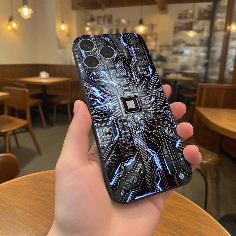 Science Circuit Board Wear-resistant Phone Case For iPhone 17,16,15,14,13,12,11,Pro,Max,Plus Black Soft Cover iPhone15promax
Science Circuit Board Wear-resistant Phone Case For iPhone 17,16,15,14,13,12,11,Pro,Max,Plus Black Soft Cover iPhone15promax