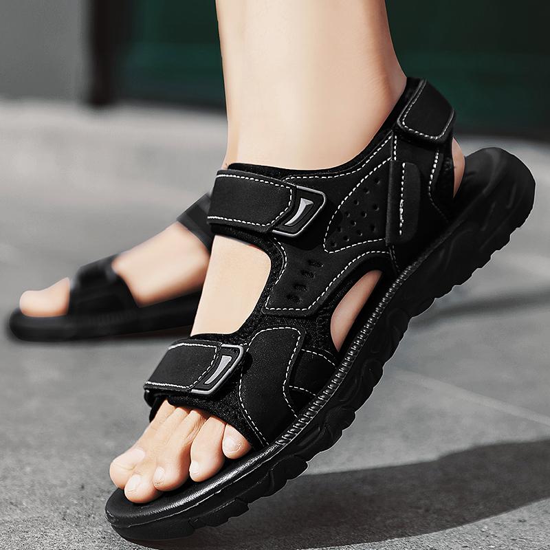 Roman sandals men s summer wear non-slip wear-resistant driving slippers outdoor work wading sports Vietnamese beach shoes 44 чорний
Roman sandals men s summer wear non-slip wear-resistant driving slippers outdoor work wading sports Vietnamese beach shoes 44 чорний