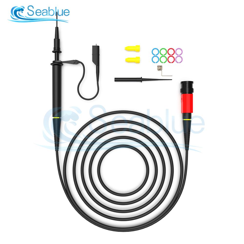 P4100 100MHz Oscilloscope Scope Clip Probe Test Leads 100:1 High Voltage Withstand 2KV Scope Analyzer Alligator Test Clip Probe
P4100 100MHz Oscilloscope Scope Clip Probe Test Leads 100:1 High Voltage Withstand 2KV Scope Analyzer Alligator Test Clip Probe
