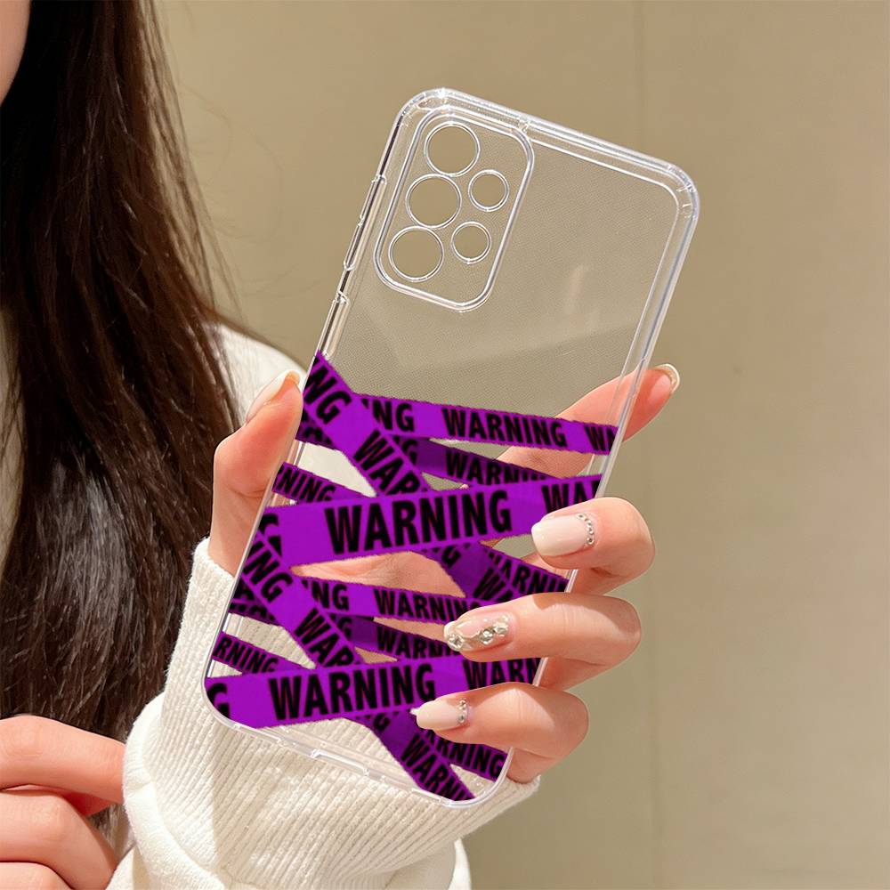 Warning tape Phone Case Transparent Silicone Soft For Samsung S25,S24,S21,S22,S23,S30,Ultra,S20,Plus,Fe Samsung S21Ultra
Warning tape Phone Case Transparent Silicone Soft For Samsung S25,S24,S21,S22,S23,S30,Ultra,S20,Plus,Fe Samsung S21Ultra