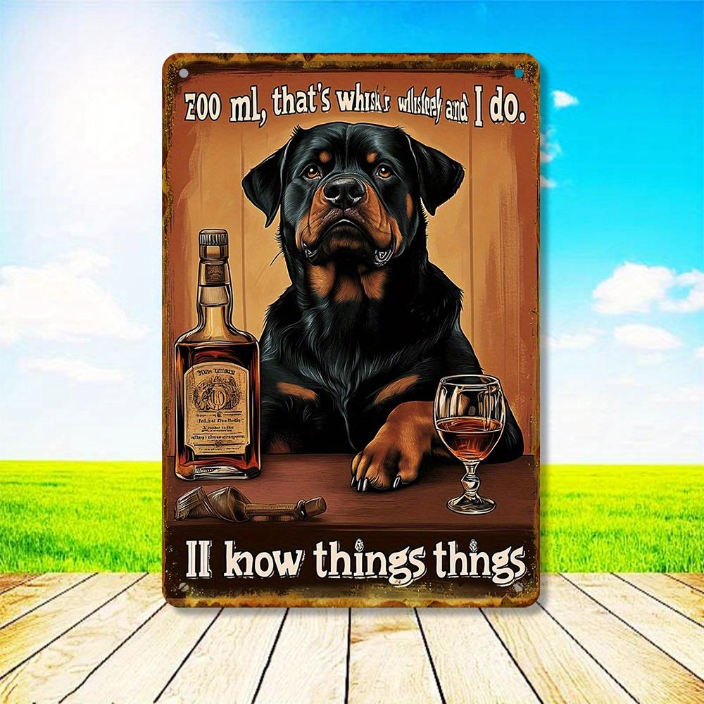 Vintage Rottweiler Whiskey Metal Wall Art Sign Rustic Iron HD Retro Decor for Living Room Bedroom Bar No Electricity 20x30cm
Vintage Rottweiler Whiskey Metal Wall Art Sign Rustic Iron HD Retro Decor for Living Room Bedroom Bar No Electricity 20x30cm
