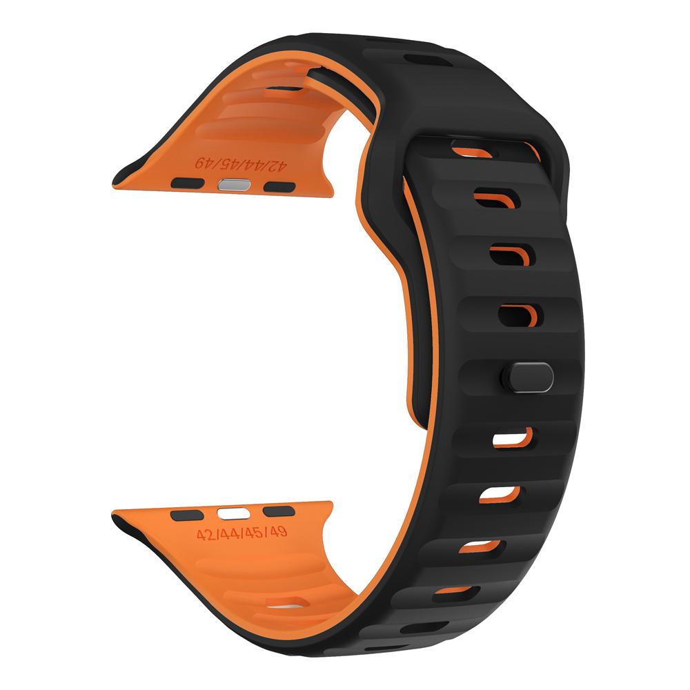 Спортивный ремешок для Apple Watch Band 44 мм, 49 мм, 45 мм, 42 мм, 41 мм, 40 мм, аксессуары, браслет Correa iwatch Series 8, 7, 6, 5, 4, 3 se ultra 38/40/41mm оранжевый/чёрный
Спортивный ремешок для Apple Watch Band 44 мм, 49 мм, 45 мм, 42 мм, 41 мм, 40 мм, аксессуары, браслет Correa iwatch Series 8, 7, 6, 5, 4, 3 se ultra 38/40/41mm оранжевый/чёрный