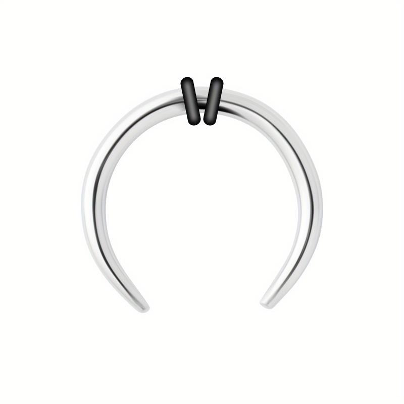 1 шт. Модне перфороване рогове кільце для пірсингу з нержавіючої сталі.
1 шт. Модне перфороване рогове кільце для пірсингу з нержавіючої сталі.