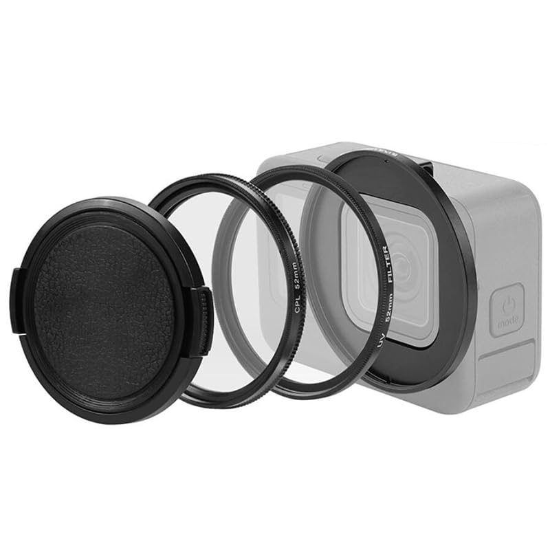 GoPro HERO 12 11 10 9 Black Compatible UV CPL Filter 52MM Filter Adapter Lens Cap 4 Piece Kit
GoPro HERO 12 11 10 9 Black Compatible UV CPL Filter 52MM Filter Adapter Lens Cap 4 Piece Kit