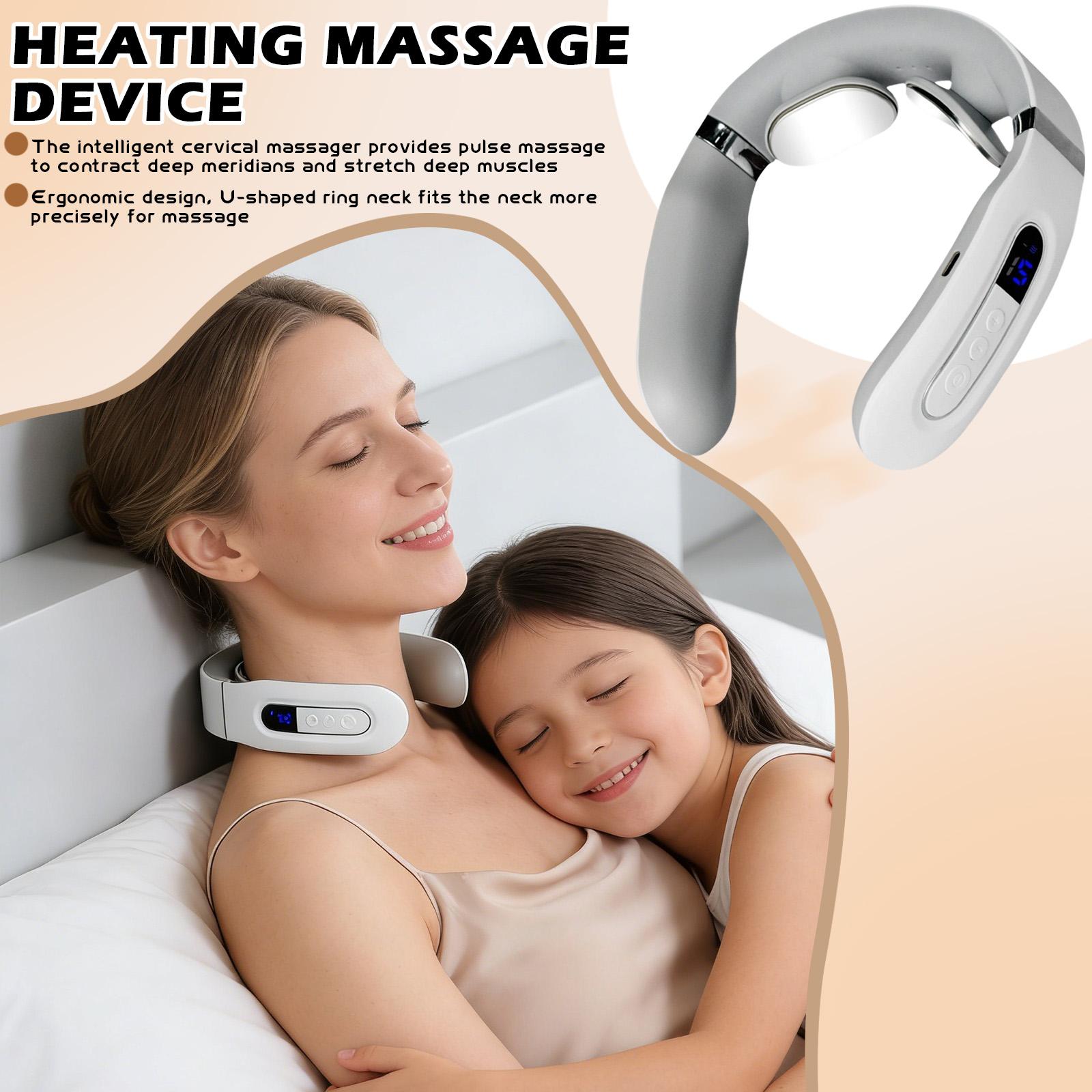 Neck Massage Device With Heating Function, Electric Neck Care Massager, Portable Neck Relaxation Tool For Home & Gift Giving One Size білий
Neck Massage Device With Heating Function, Electric Neck Care Massager, Portable Neck Relaxation Tool For Home & Gift Giving One Size білий