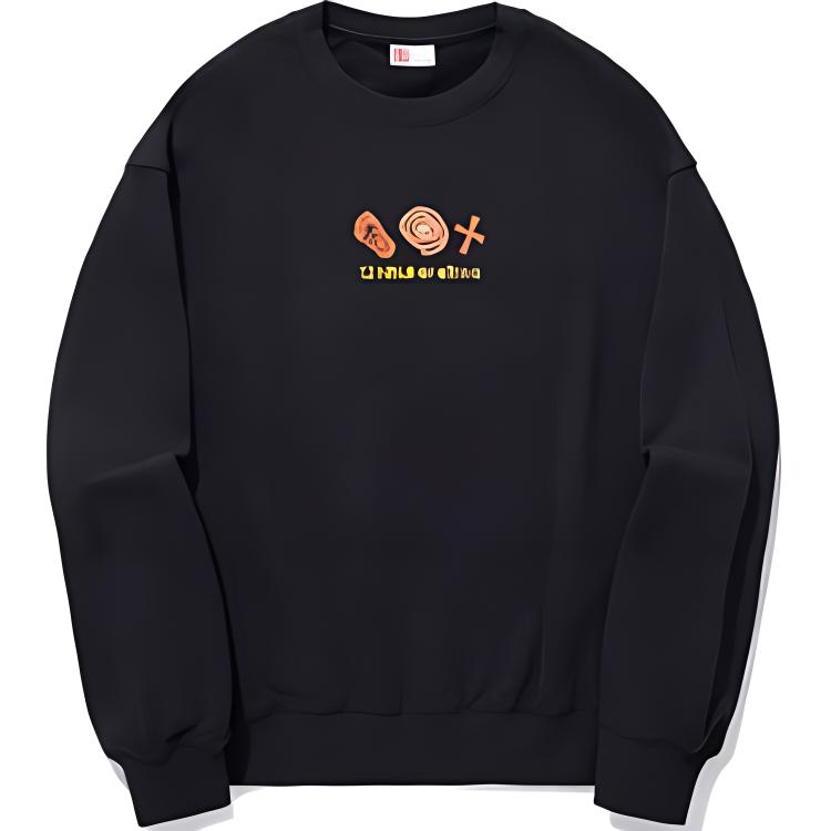 Li Ning Loose Casual Comfortable Pullover Sweatshirt Unisex sweatshirt Black AWDT705-1 S
Li Ning Loose Casual Comfortable Pullover Sweatshirt Unisex sweatshirt Black AWDT705-1 S