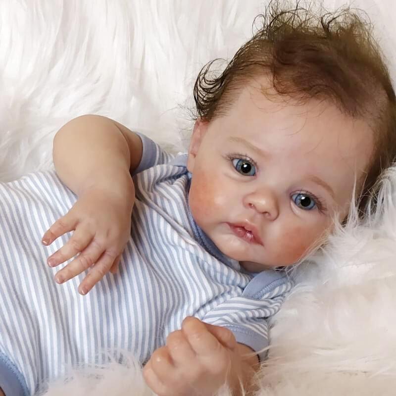 3D High Color Simulation Real Skin Color Skin Venous Silk Rebirth Baby Doll Reborn DOLL 46cm синий
3D High Color Simulation Real Skin Color Skin Venous Silk Rebirth Baby Doll Reborn DOLL 46cm синий