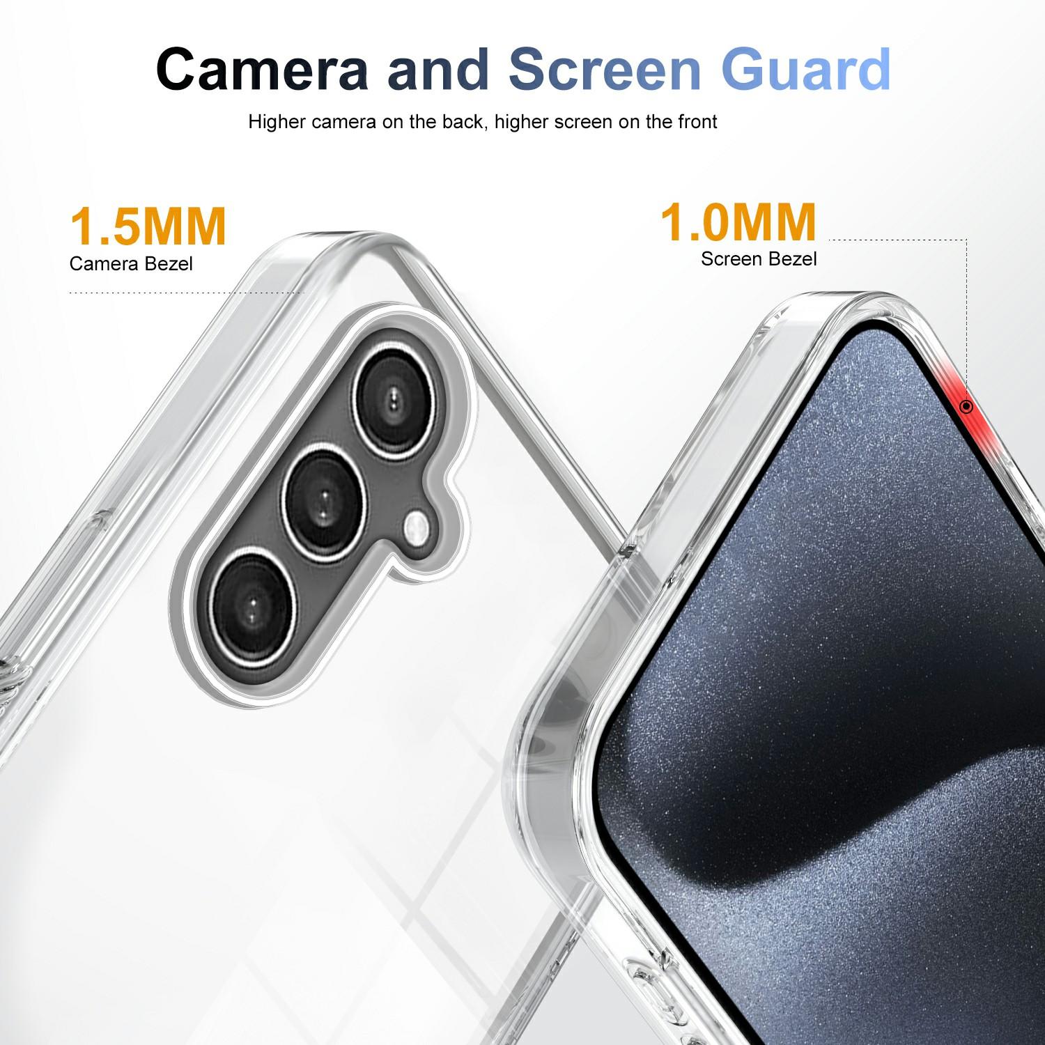 For Samsung Galaxy S24+ Clear Phone Case TPU PC Anti-Slip Drop-Proof Back Cover Transparent
For Samsung Galaxy S24+ Clear Phone Case TPU PC Anti-Slip Drop-Proof Back Cover Transparent