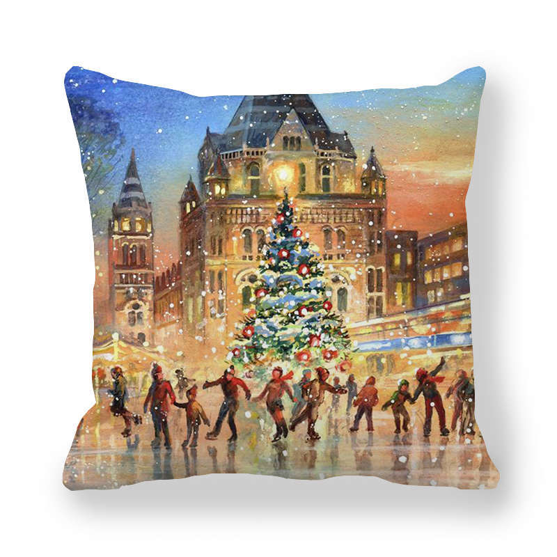 Новогоднее украшение с изображением Святого Рождества, наволочка для подушки с принтом, украшение для дома, гостиной, дивана, наволочка 45x45 см 40X40CM
Новогоднее украшение с изображением Святого Рождества, наволочка для подушки с принтом, украшение для дома, гостиной, дивана, наволочка 45x45 см 40X40CM