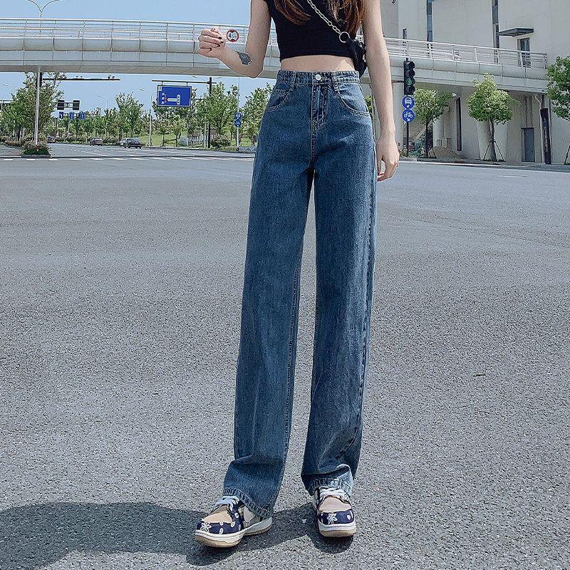 2025 New American vintage Wide Leg Jeans Women Summer Drape Loose All-Match Casual Denim Mopping Pants Retro Blue M
2025 New American vintage Wide Leg Jeans Women Summer Drape Loose All-Match Casual Denim Mopping Pants Retro Blue M