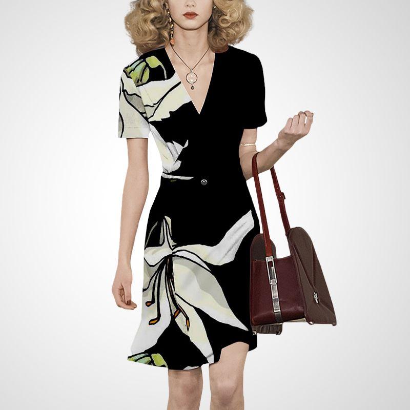 Нишевый стиль V-образный вырез летнее платье миди с завышенной талией приталенного кроя с принтом Wine Red S(In stock)
Нишевый стиль V-образный вырез летнее платье миди с завышенной талией приталенного кроя с принтом Wine Red S(In stock)