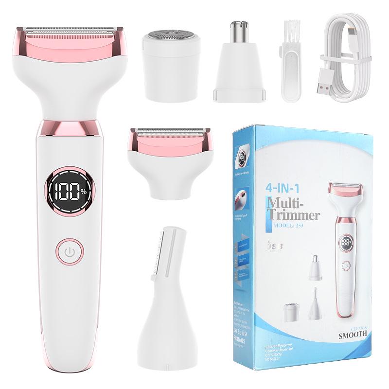 4-in-1 Women s Multi-functional Hair Remover Set for Eyebrows, Nose, and Whole Body.
4-in-1 Women s Multi-functional Hair Remover Set for Eyebrows, Nose, and Whole Body.