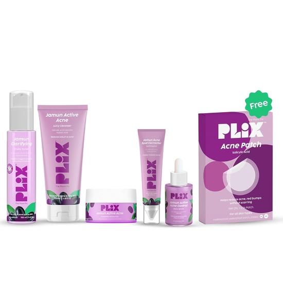 PLIX - THE PLANT FIX The Plan Fix | Jamun Active Acne Regime для мужчин и женщин, тоник с 2% салициловой кислотой, сыворотка, средство для умывания, увлажняющий крем и гель
PLIX - THE PLANT FIX The Plan Fix | Jamun Active Acne Regime для мужчин и женщин, тоник с 2% салициловой кислотой, сыворотка, средство для умывания, увлажняющий крем и гель