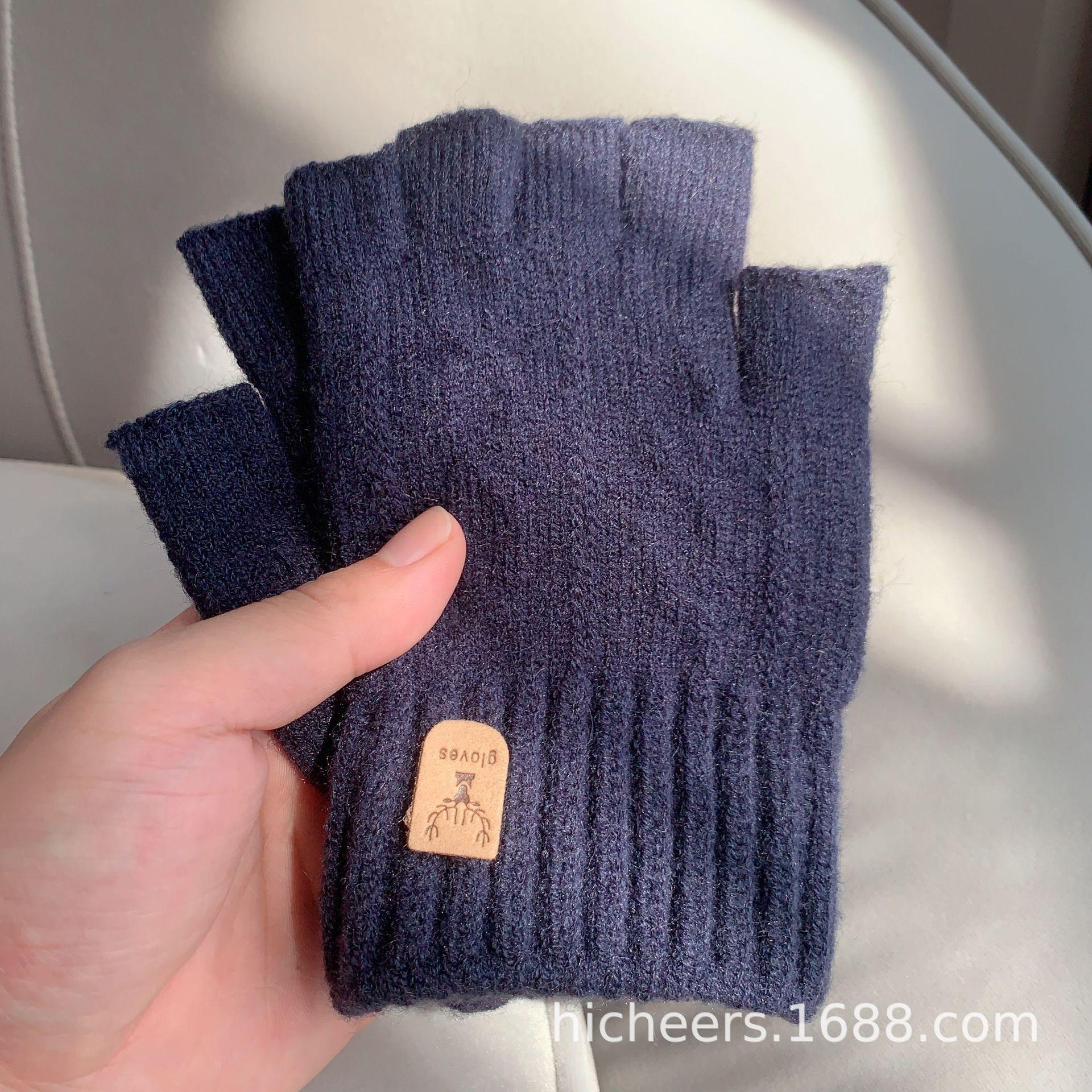 Утолщенные перчатки с полупальцами, мужские классные открытые пальцы, полупальцы для верховой езды из шерстяной пряжи, пропускающие воду пальцы, защита от холода и тепло
Утолщенные перчатки с полупальцами, мужские классные открытые пальцы, полупальцы для верховой езды из шерстяной пряжи, пропускающие воду пальцы, защита от холода и тепло