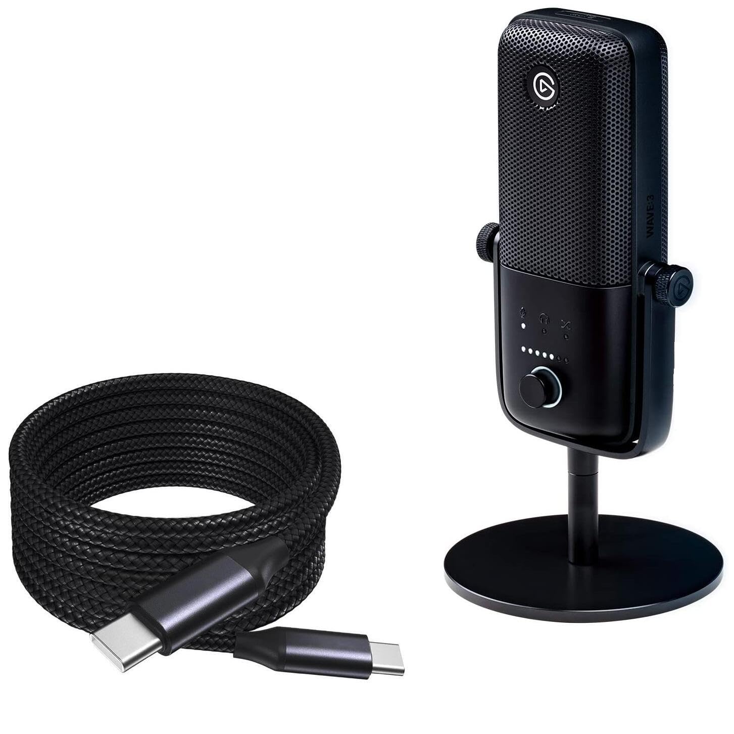 Кабель BoxWave, совместимый с Elgato Wave 3 DirectSync PD Cable to Long 10ft PD Braided Nylon Alloy Cable for Elgato Wave Jet Black (Кабель BoxWave) - чёрный
Кабель BoxWave, совместимый с Elgato Wave 3 DirectSync PD Cable to Long 10ft PD Braided Nylon Alloy Cable for Elgato Wave Jet Black (Кабель BoxWave) - чёрный