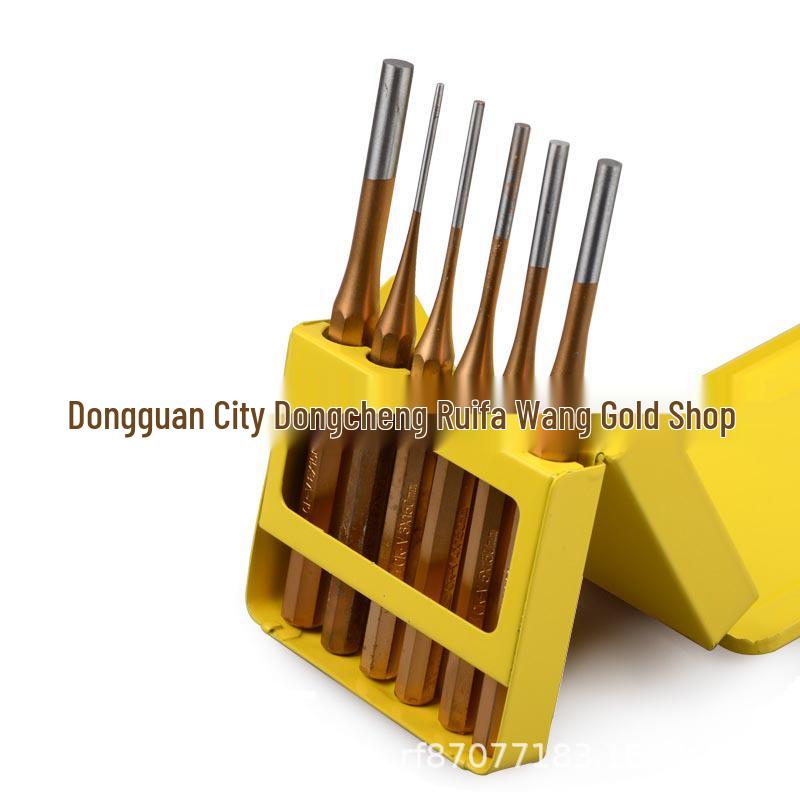 Persian Tools 6-Piece Pin and Hole Punch Set Image for reference only, actual product may vary
Persian Tools 6-Piece Pin and Hole Punch Set Image for reference only, actual product may vary