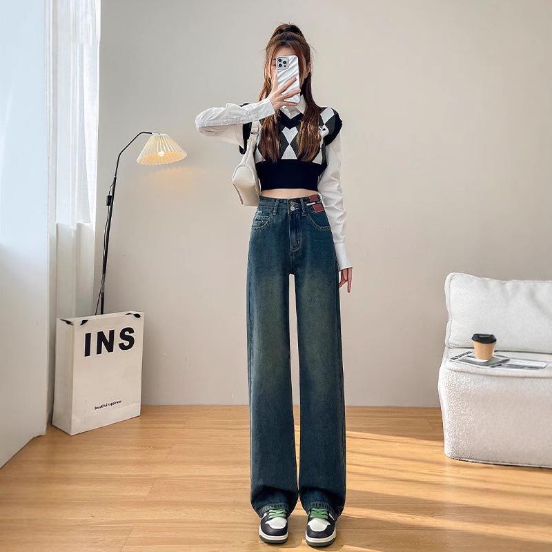 Autumn 2025 Women s Cement Gray High-Waisted Drapey Jeans - Slimming Retro Narrow-to-Wide-Leg Design S
Autumn 2025 Women s Cement Gray High-Waisted Drapey Jeans - Slimming Retro Narrow-to-Wide-Leg Design S