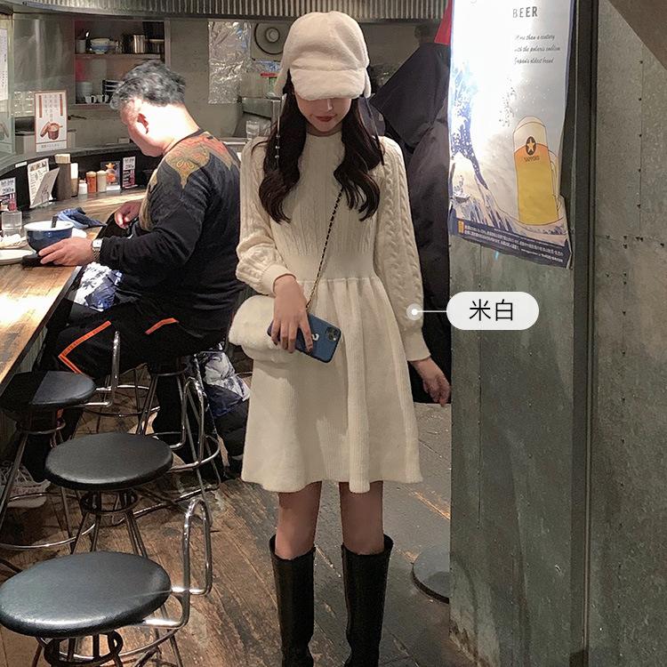 Вязаное платье с косами для женщин на осень и зиму, повседневный пуловер с длинным рукавом с высокой талией, однотонный свитер S белый
Вязаное платье с косами для женщин на осень и зиму, повседневный пуловер с длинным рукавом с высокой талией, однотонный свитер S белый