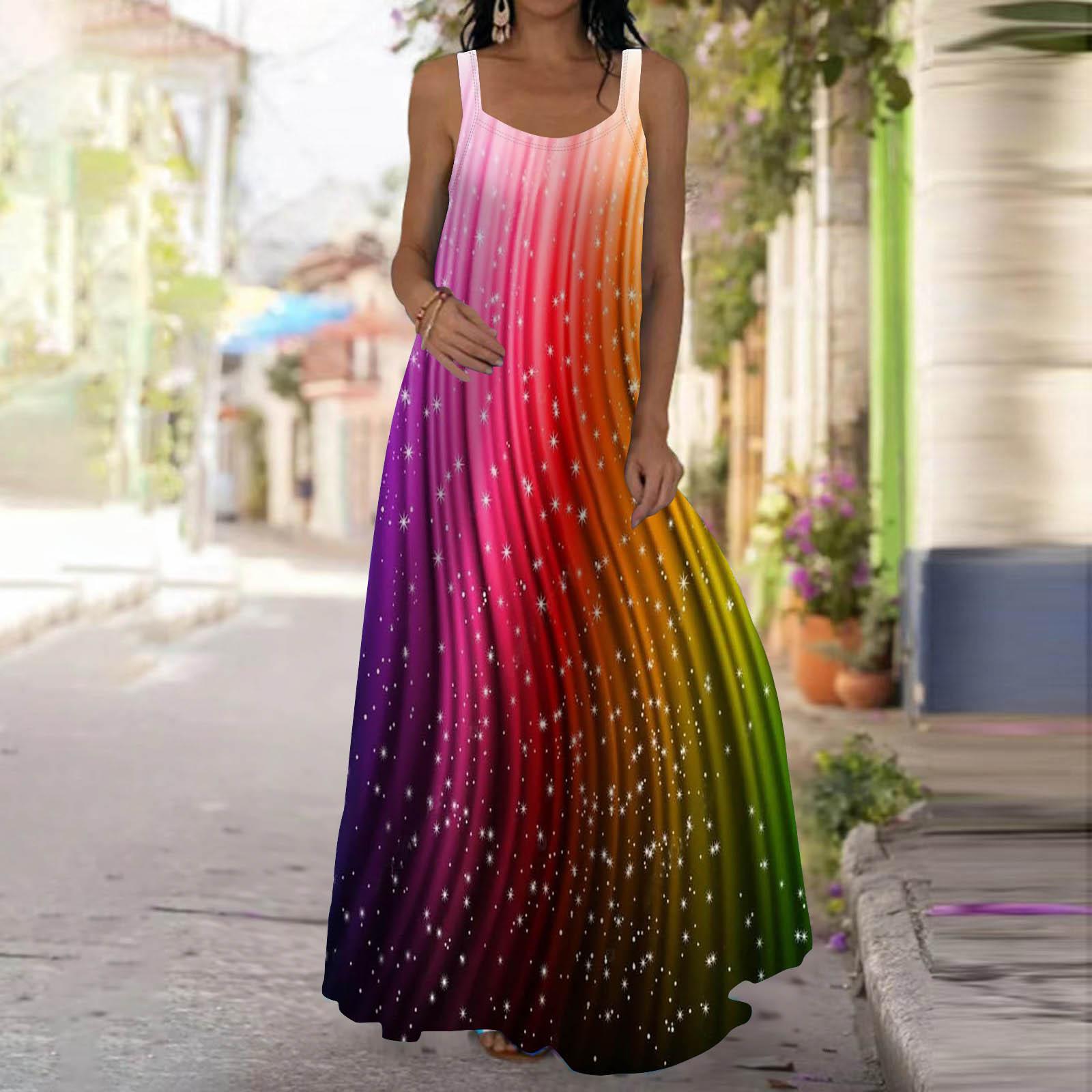 Женское платье-комбинация Длинное платье макси Платье с принтом звездной радуги Весна и лето с v-образным вырезом Для отдыха и отпуска XL красный
Женское платье-комбинация Длинное платье макси Платье с принтом звездной радуги Весна и лето с v-образным вырезом Для отдыха и отпуска XL красный