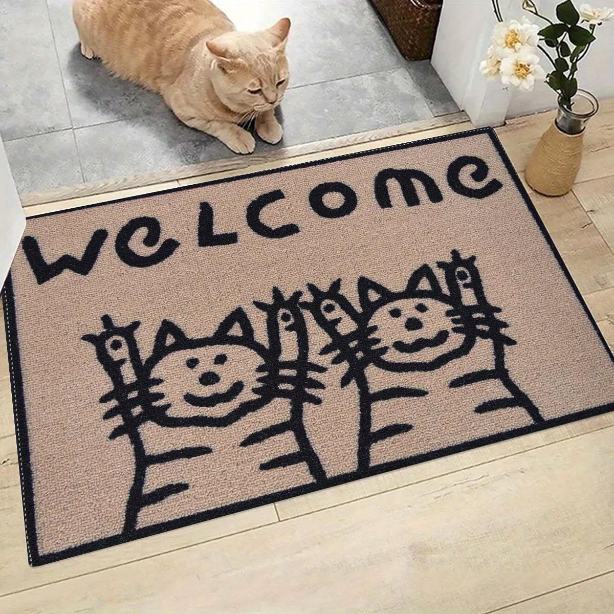 Cute Kawaii Cat Door Mat Non Slip Soft Mat for Entryway Bathroom Bedroom Home Decoration 40cm x 60cm
Cute Kawaii Cat Door Mat Non Slip Soft Mat for Entryway Bathroom Bedroom Home Decoration 40cm x 60cm