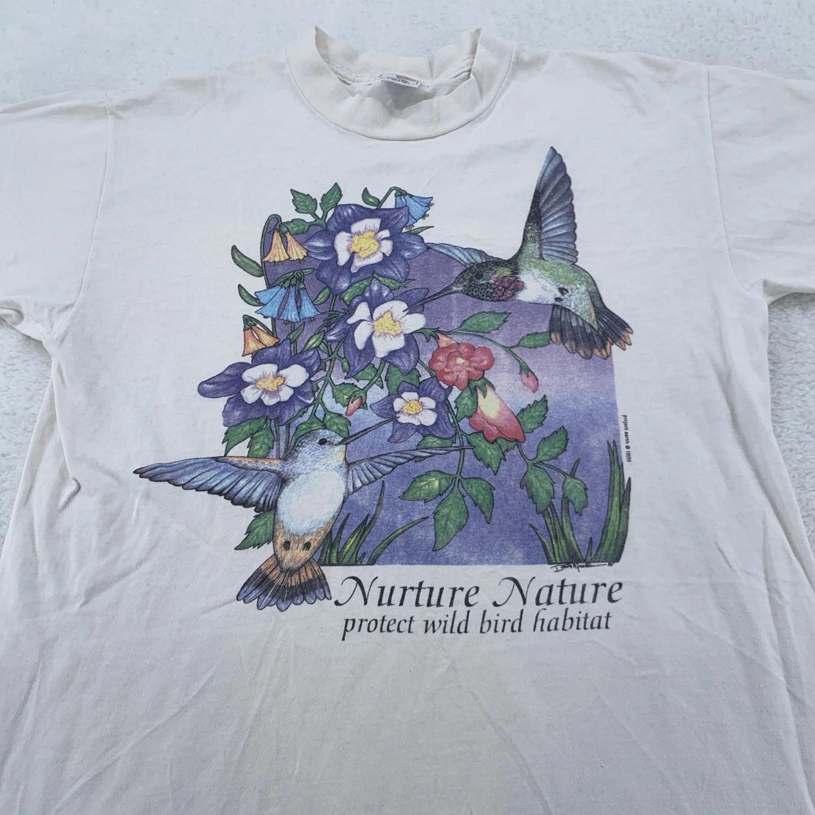 Vintage Nurture Nature Shirt Mens Medium White Hummingbird Wild Bird Habitat 90s 3XL
Vintage Nurture Nature Shirt Mens Medium White Hummingbird Wild Bird Habitat 90s 3XL